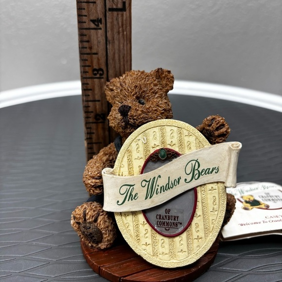 “Casey” The Windsor Bears Figurine of Cranberry Commons Limited Edition 1998 HTF - Picture 7 of 11